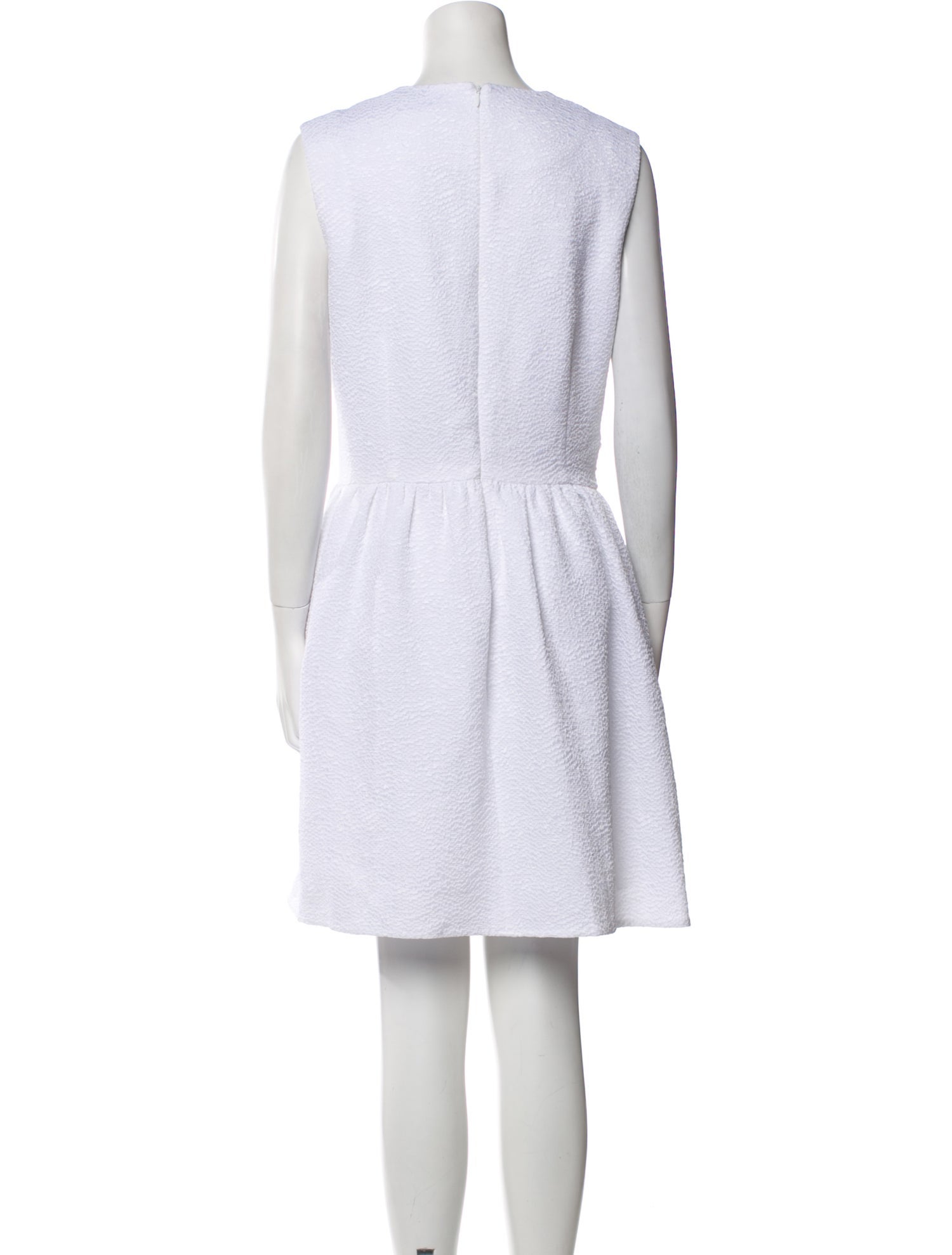Carven V-Neck Mini Dress